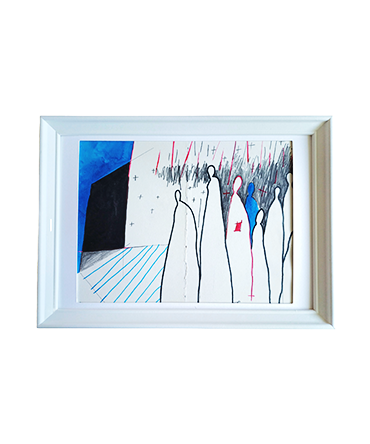 Daily sketch of life Dream fragment Series #6 2023 - Painting