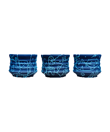 Gula. The Sketch 3 - Painted Ceramic Pottery