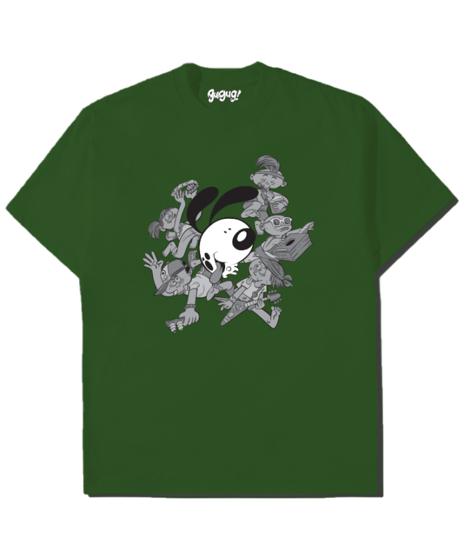 Emte. Gugug Paw-some Adventures T-shirt - Green