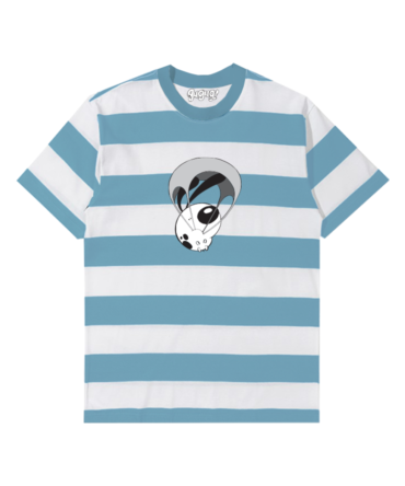 Emte. Gugug Paw-some Adventures T-shirt - Blue Stripes