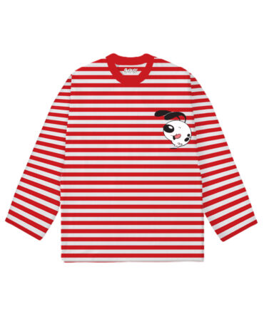 Emte. Gugug Paw-some Adventures T-shirt - Red Stripes