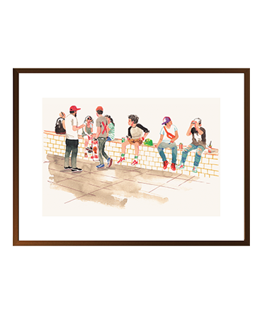 Nongkrong - Painting