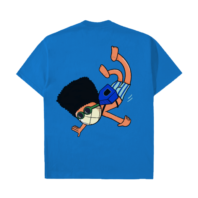 Gula. Floating T-shirt - Light Blue