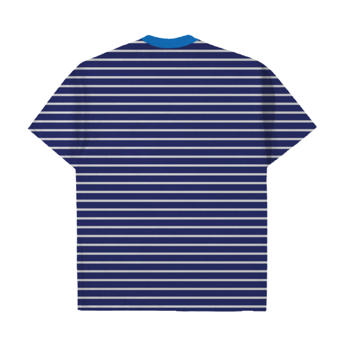 Gula. Blue Inside Cake  T-shirt - Blue Stripes