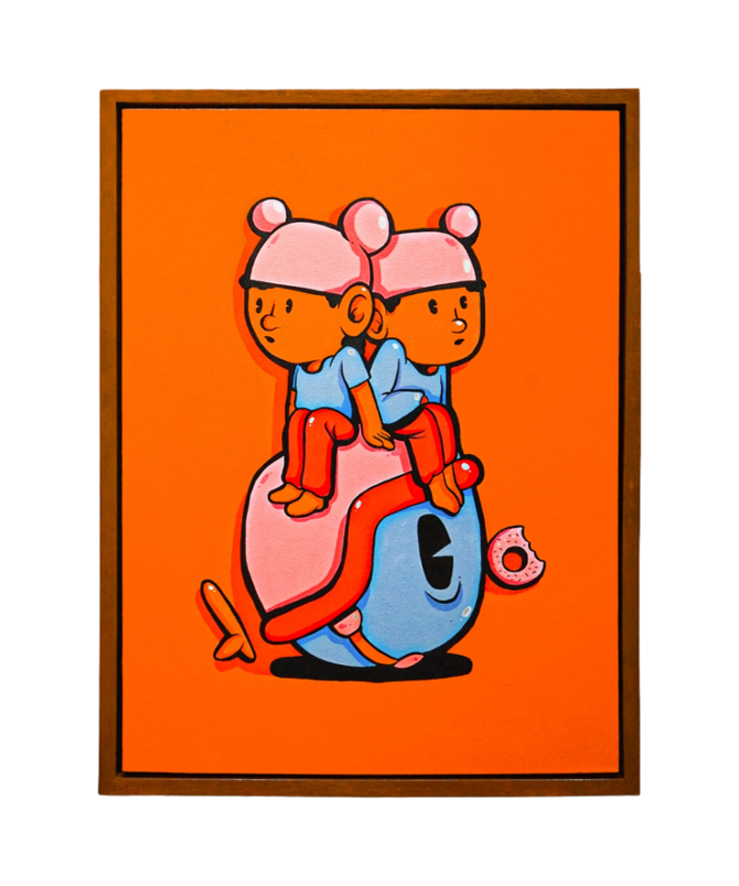 Policing Fears, Nurturing Joy 2023 - Framed Painting