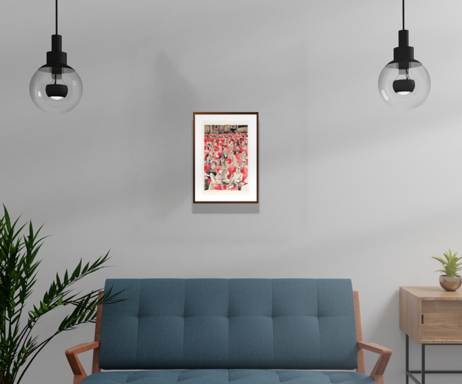 Movie Goers - Painting