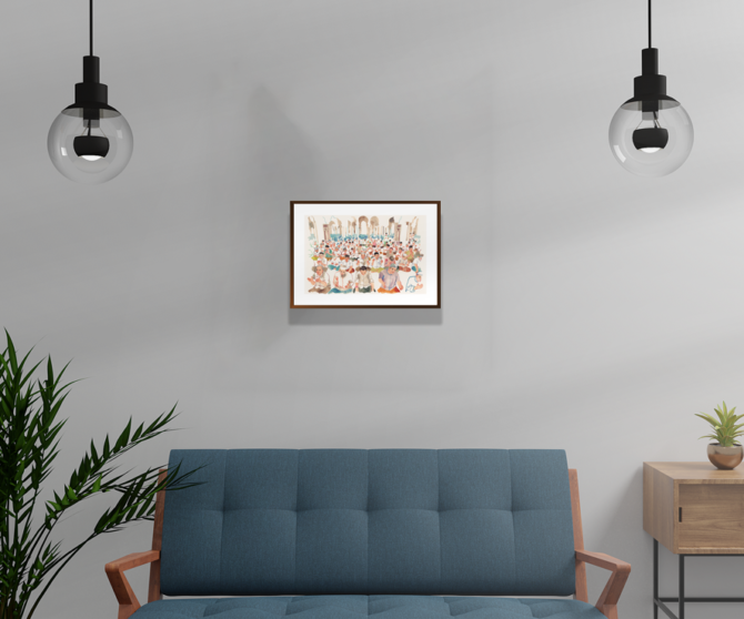 Doa Akbar - Painting