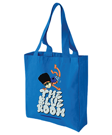 Gula. Floating Tote Bag - Light  Blue