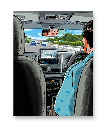 Emte. Taxi Driver - Art Print