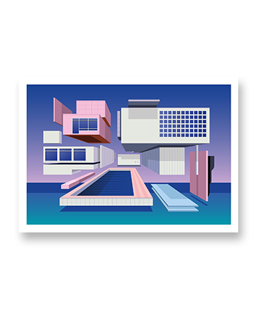 Heimlo. Work (OUT): Night Chill - Art Print