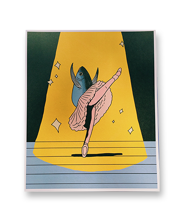 Sherchle. Ballet Tuna - Art Print