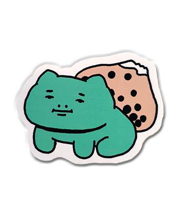 Sherchle. Bobasaur - Vinyl Sticker