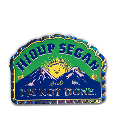 Sherchle. Hidup Segan - Holographic Sticker