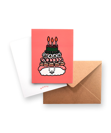 Sherchle. Sushi Cake - Greeting Card